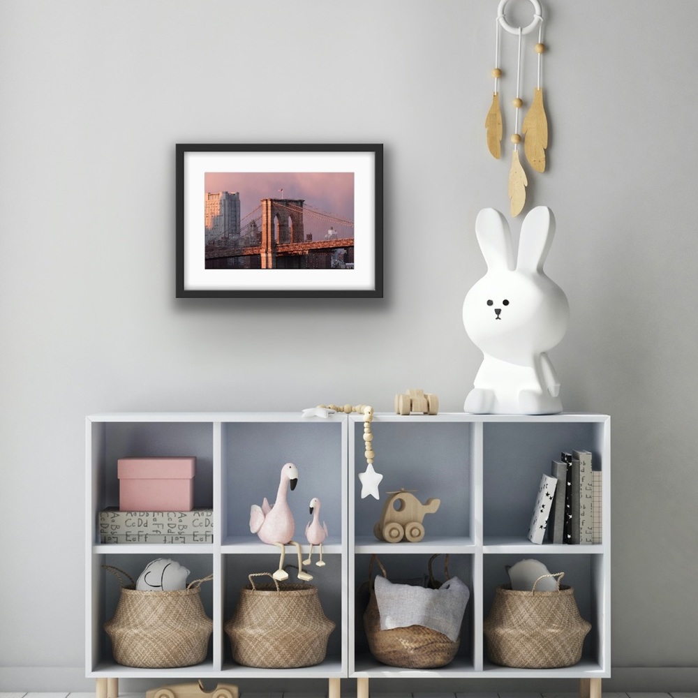 Brooklyn Bridge 8”x10” Matted Photo - Picture 2 of 2